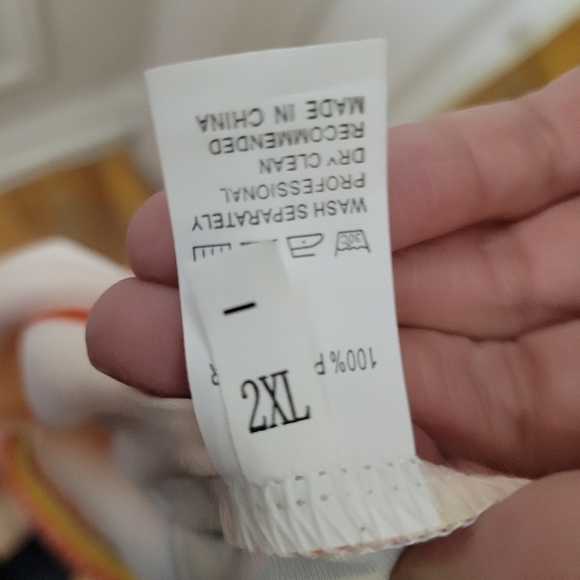 LikeMyChoice Vibrant Paisley Wide-Leg Pants With Elastic Tie Waistband 2XL NWOT - Picture 6 of 7